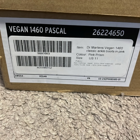 Original Box Men’s Size US-11 Pink Never been worn. - Picture 6 of 6